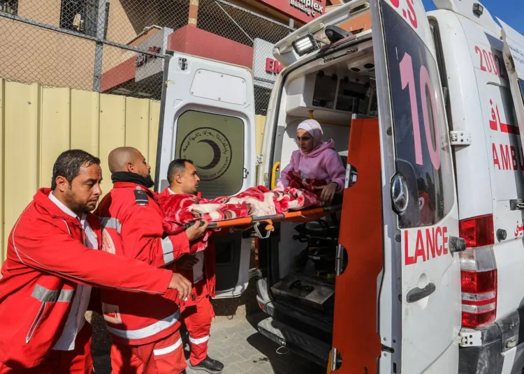 Rabat– The Palestine Red Crescent Society (PRCS) confirmed the discovery of 14 bodies in southern Rafah on the first day of Eid in Palestine. These were the remains of eight PRCS medics and one Civil Defense workers who had been missing for eight days, including m one United Nations employee.