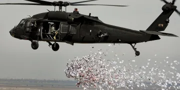 Rabat — On Wednesday, Israel dropped a round of leaflets onto Gaza civilians fearing for their lives, in their latest act of psychological warfare.