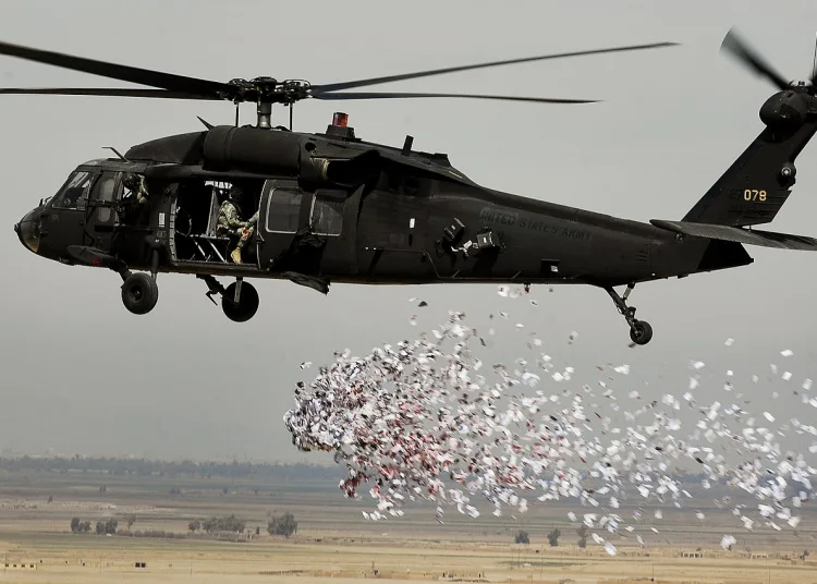 Rabat — On Wednesday, Israel dropped a round of leaflets onto Gaza civilians fearing for their lives, in their latest act of psychological warfare.