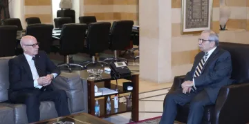 Moroccan envoy, Lebanese PM discuss strengthening ties in Beirut talks.