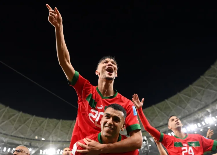 Morocco football players. Justin Setterfield