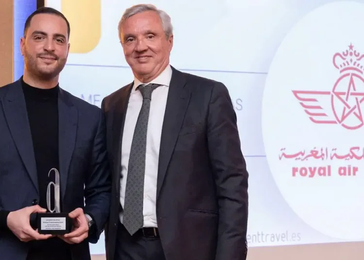 Royal Air Maroc (RAM) has been recognized as the best airline operating routes between Spain and Africa.