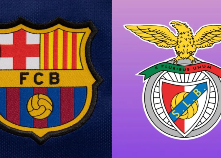 Barelona and Benfica are facing off for the second leg of the Champions League and the visitors have a one-goal deficit to climb.