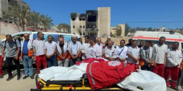 The International Federation of Red Cross and Red Crescent Societies (IFRC) has condemned Israel’s killing of 14 missing paramedics of the Palestinian Red Crescent Society (PRCS) and the Palestinian Civil Defense in Rafah, Southern Gaza.