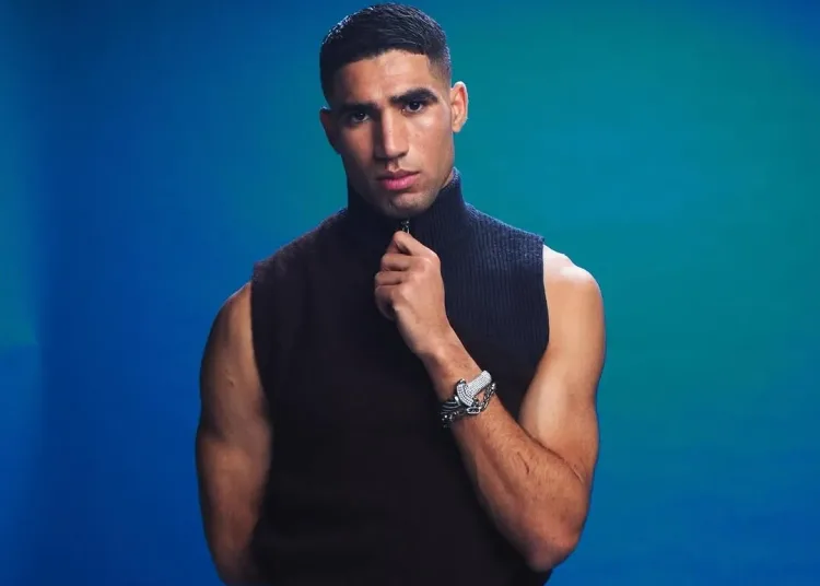Achraf Hakimi on Vogue Arabia