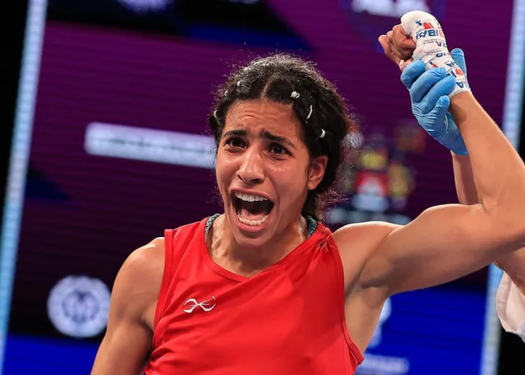 Moroccan boxer Widad Bertal