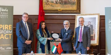 the signing of the partnership
