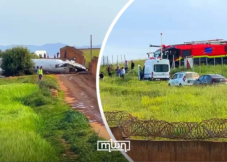 Aftermath of Fez airplane accident
