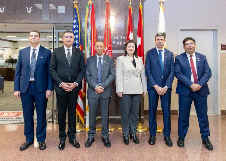 The delegation participated in detailed discussions about USACE’s emergency response protocols, navigation mission, and public affairs operations.