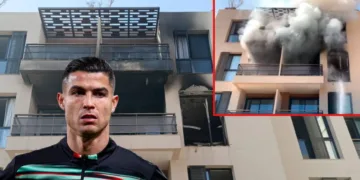 A small fire broke out in one of the rooms at the Pestana CR7 Marrakech hotel on Saturday