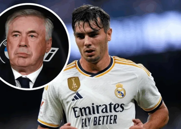 Real Madrid boss Carlo Ancelotti has hinted that Brahim Diaz’s miscommunication proved costly during the club’s Copa del Rey final defeat to Barcelona.