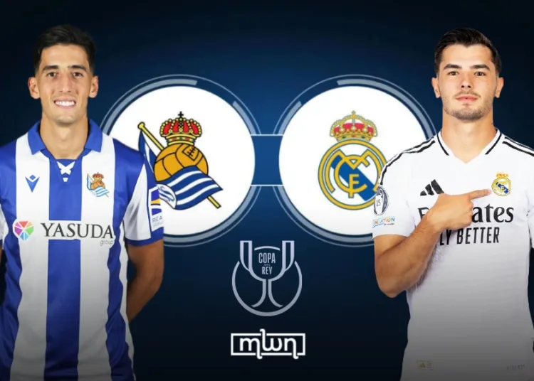 Real Madrid face a tough test at home today in the second leg of their Copa del Rey semi-final against Real Sociedad