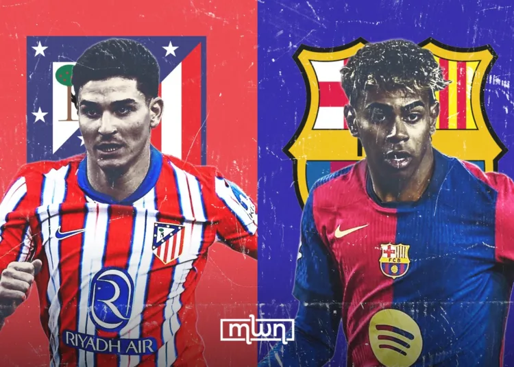 Atletico Madrid host Barcelona on Wednesday in the second leg of the Copa del Rey semi-final.