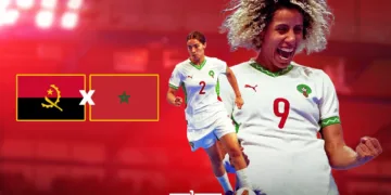 Morocco’s women’s futsal team will face Angola on Monday evening in the semi-finals of the first CAF Women’s Futsal Africa Cup of Nations in Rabat.