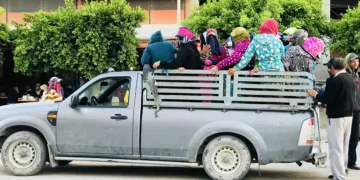 The tragic incident occurred when a tire blew out on a pickup truck carrying 14 women agricultural workers.
