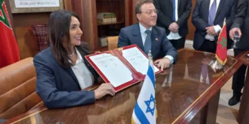 Morocco and Israel signed three transport agreements in Rabat on May 29, 2023.