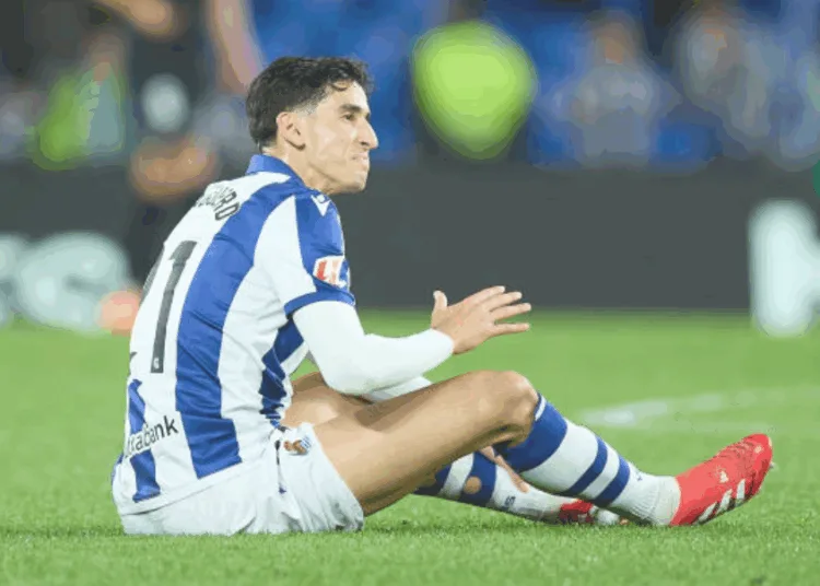 Real Sociedad have been dealt a fresh injury setback as Moroccan center-back Nayef Aguerd has been ruled out of tonight’s La Liga game against Celta Vigo due to a knee problem.
