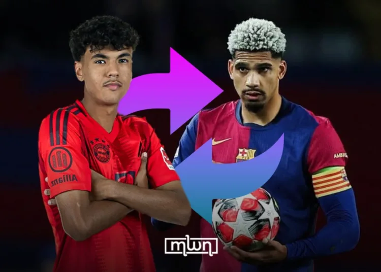 Barcelona and Bayern Munich are reportedly exploring a swap deal that could see Uruguayan center-back Ronald Araújo head to Bavaria, while Moroccan full-back Adam Aznou returns to Catalonia.