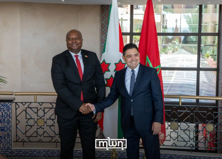 Morocco and Burundi's ministers of foreign affairs