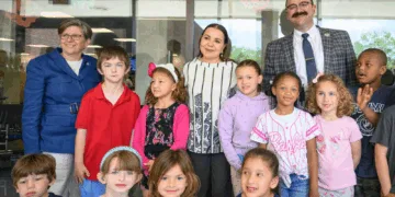 Princess Lalla Asmae at the Gallaudet University in Washington, D.C.