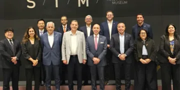 CGEM delegation at the Samsung Innovation Museum (SIM)