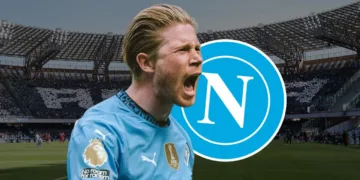 Kevin De Bruyne has completed a verbal agreement to join Napoli on a free transfer