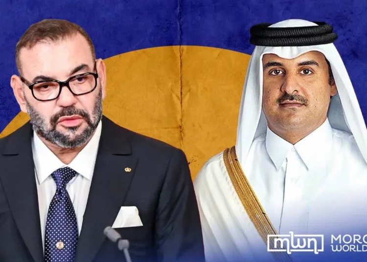 Qatar’s leader, Sheikh Tamim bin Hamad Al-Thani, received a phone call on Monday from King Mohammed VI, who renewed Morocco's full solidarity with Qatar and strongly condemned the Iranian missile strike on the US Al-Udeid Air Base.