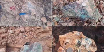 Morocco Strategic Minerals Corporation has announced promising results from its recent sampling program at the BMR copper-gold property.