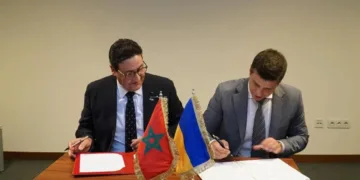 Morocco and Ukraine struck a deal on Saturday to boost trade through improved road transport links.