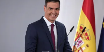 Spanish Socialist Prime Minister Pedro Sanchez has been put under pressure as a People’s Party Protest assembled on Sunday Plaza de Espana.