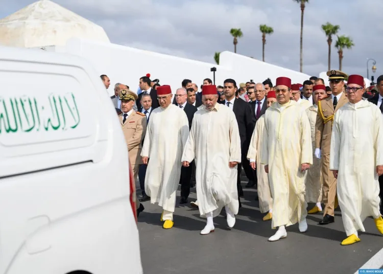 The funeral of Abdelhak El Mrini, historiographer of the kingdom and spokesperson for the Royal Palace, took place Tuesday at the Achouhada cemetery in Rabat.