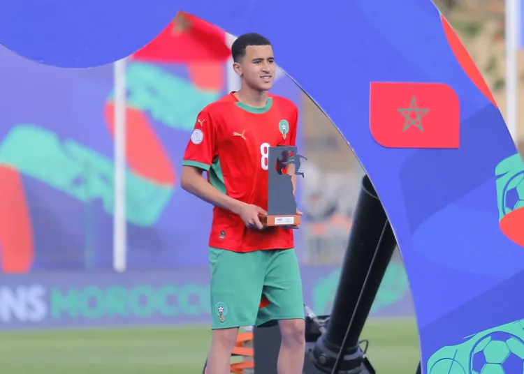 Born in Amsterdam but representing Morocco at youth level, Ouazane was named the best player at the African U-17 Cup.