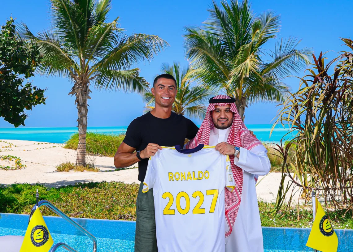 Portuguese superstar Cristiano Ronaldo has signed a two-year contract extension with Saudi Arabian club Al-Nassr, the team announced Thursday.