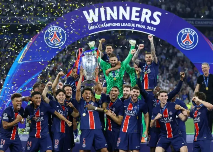 PSG are trophy for the first time in their history, are set to pocket around $215m from UEFA in prize money