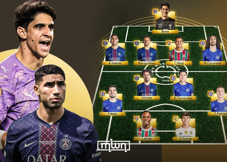 Moroccan internationals Yassine Bounou and Achraf Hakimi left their mark on the 2025 FIFA Club World Cup, earning places in the tournament’s best XI after a series of standout performances in the US.