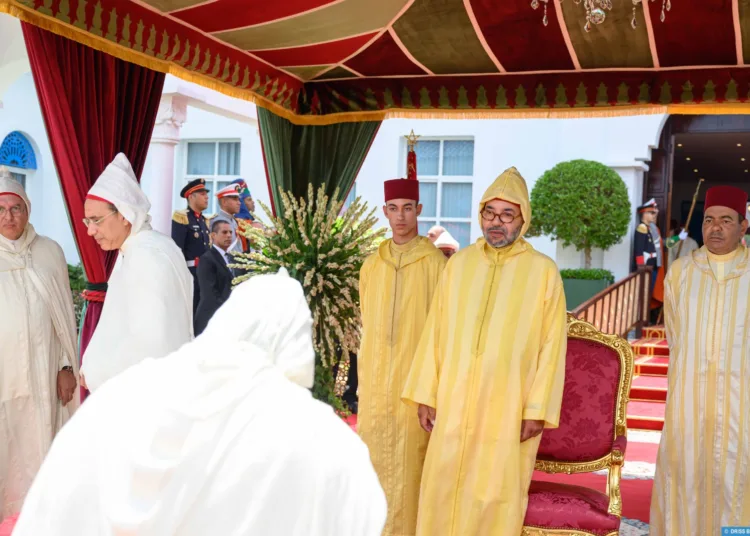 King Mohammed VI chaired this afternoon an official reception in M’diq to commemorate the 26th anniversary of his accession to the throne.
