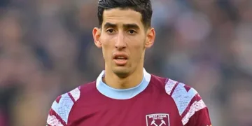 Nayef Aguerd future at West Ham is still up in the air.