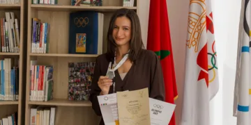 Rhizlane Siba, Moroccan track and field athlete specializing in high jump, stumbled upon the sport by chance.