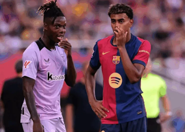 Nico Williams was seen as a long-term partner to Lamine Yamal in the front-three attack of the Catalans