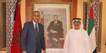 Morocco’s Director General of National Security and Territorial Surveillance, Abdellatif Hammouchi, received the head of the UAE’s National Intelligence Service, Ali Obaid Al Dhaheri, in Rabat today.