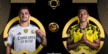Real Madrid will face German side Borussia Dortmund in the FIFA Club World Cup quarter-final stage