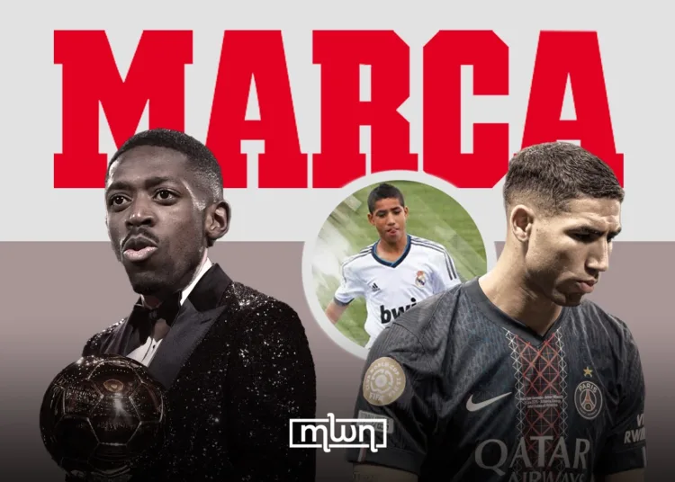 Hakimi has been snubbed by Spanish media in favour of Dembélé