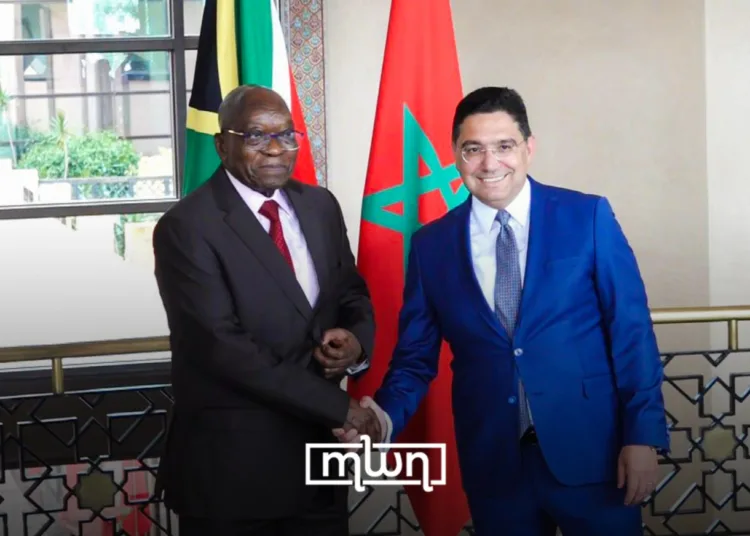 Moroccan Foreign Minister Nasser Bourita met on Tuesday with former South African President Jacob Zuma, leader of the newly formed uMkhonto weSizwe (MK) Party, in Rabat. 