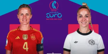 Spain go against Germany in the Women's Euro 2025 second semifinal.