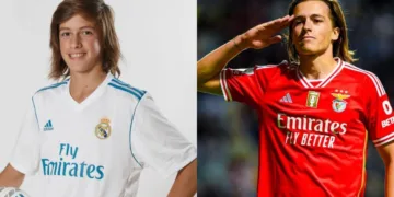 Real Madrid have completed the signing of Spanish left-back Álvaro Carreras from Benfica