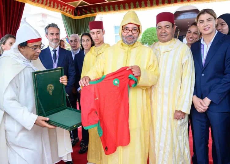 King Mohammed VI received members of Morocco’s women’s national football team on the 26th anniversary of the King’s accession to the throne.