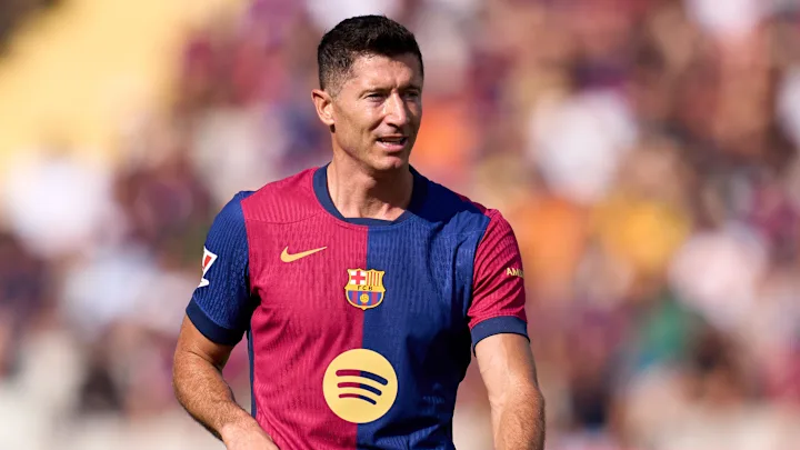 Lewandowski is currently sidelined with a hamstring injury