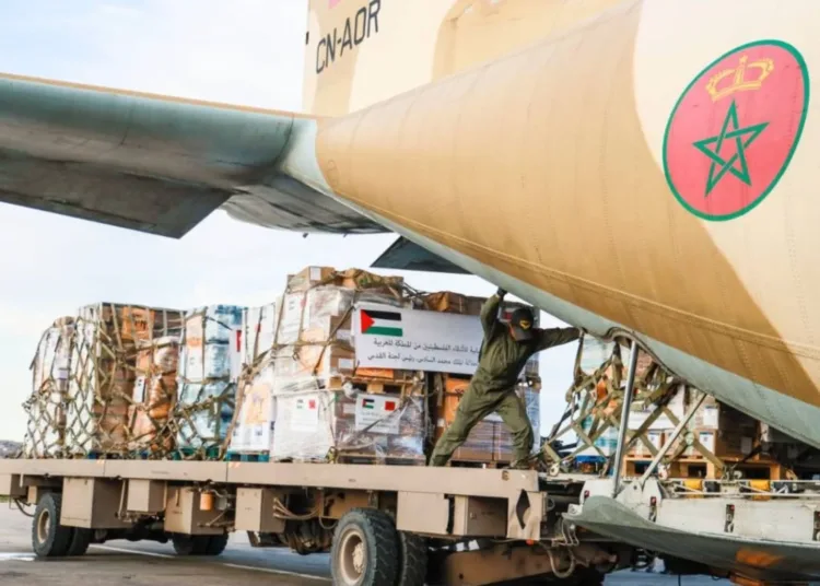 The aid package, totaling nearly 180 tons, contains essential food supplies, milk, specialized products for children, medicines, and surgical equipment for vulnerable populations.