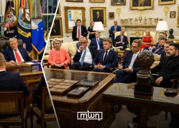 Ukrainian President Volodymyr Zelensky, joined by European leaders, met with President Donald Trump in Washington on Monday for high-stakes talks on the war in Ukraine.