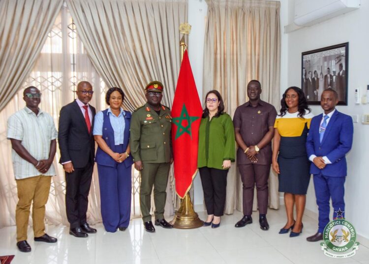 Ghana’s Narcotics Control Commission (NACOC) recently met with Morocco’s ambassador to Accra, Imane Quaadil, to study Morocco’s regulatory framework for legal cannabis.